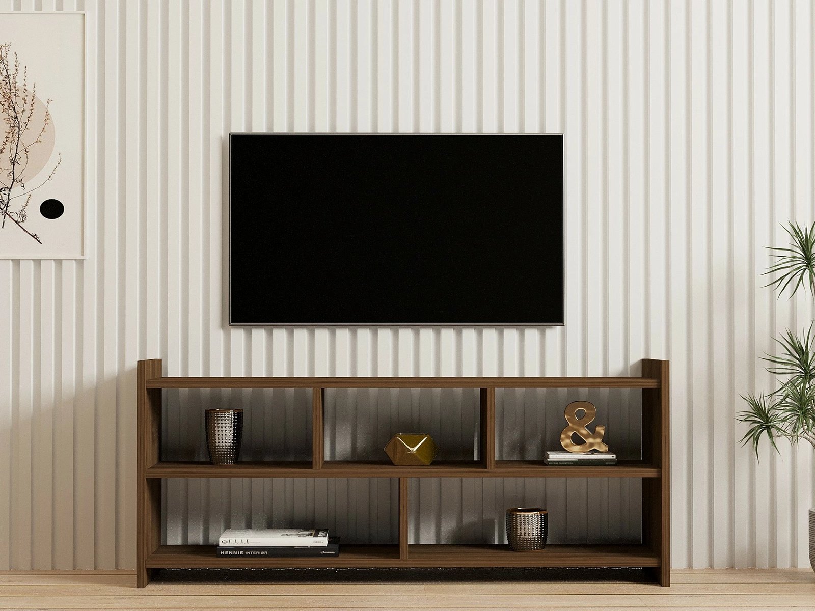 Komodë TV Hanah Home, Pera, ngjyrë arre