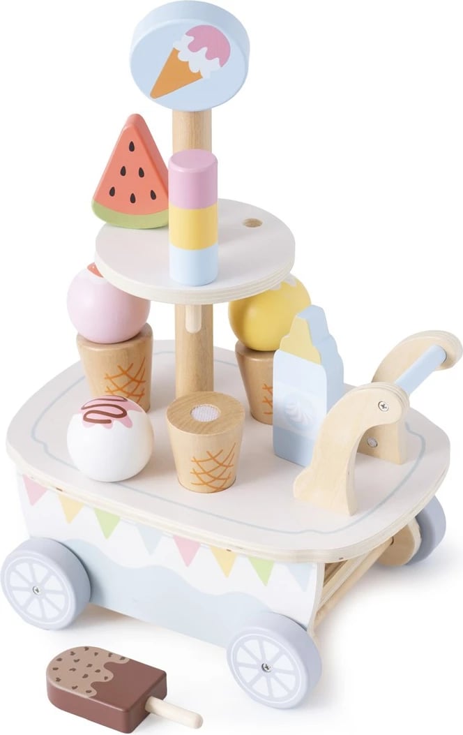 Karrocë akulloresh lodër PROMIS LD04, shumëngjyrëshe