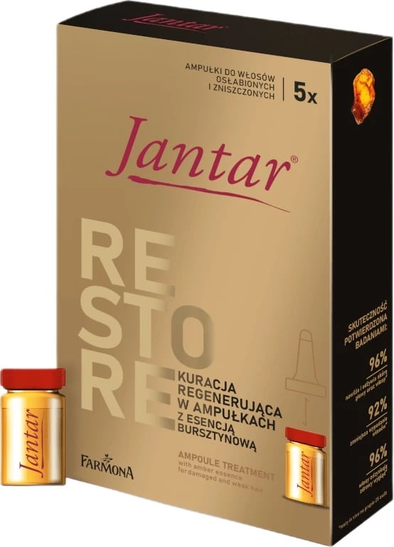 Trajtim për flokë Farmona Jantar për femra, 5x5ml