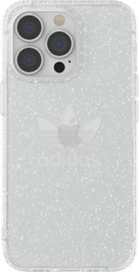 Mbështjellës Adidas OR për iPhone 13 Pro / 13 6.1", Glitter, Transparent, Silver