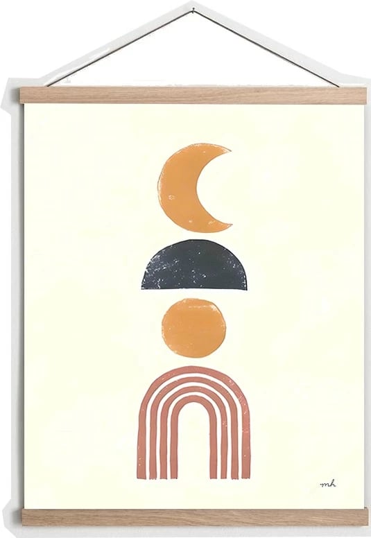 Pikturë dekorative me kornizë, shumëngjyrëshe, Wallity MRG14, 50x70cm