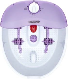 Masazhues këmbësh, Adler MS 2152, flluska vibrim dhe masazh i thatë me ngrohje infra të kuqe, 4 rrotulla, 75 W, rozë/e bardhë