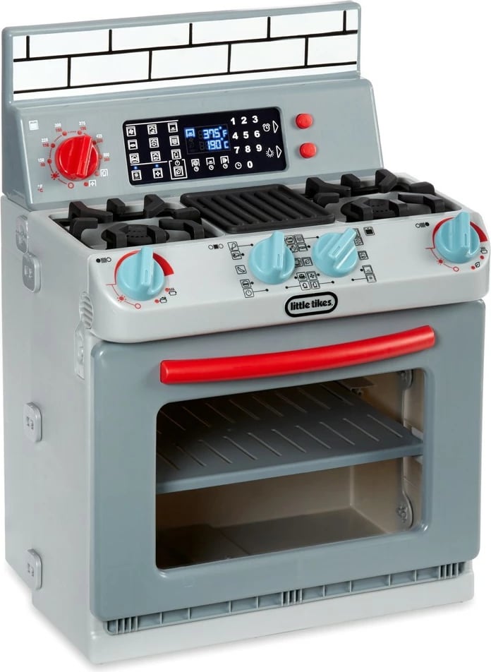 Lodër furrë Little Tikes First Oven me aksesorë, gri, set