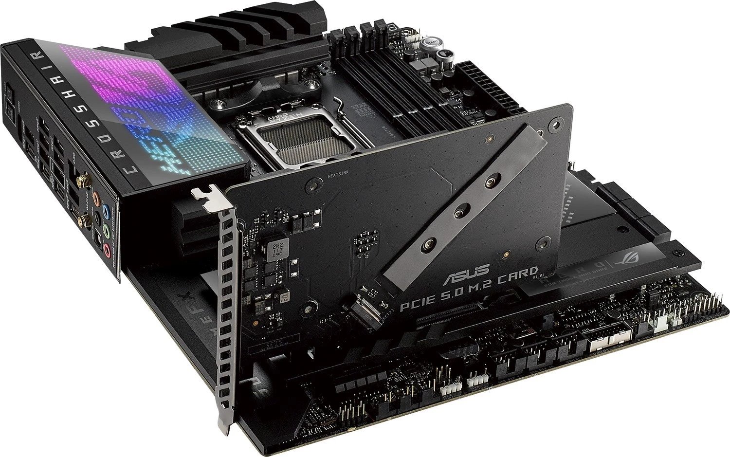 Pllakë amë Asus Rog Crosshair X670E Hero, DDR5, AMD X670 Pllakë amë Asus Rog Crosshair X670E Hero, DDR5, AMD X670
