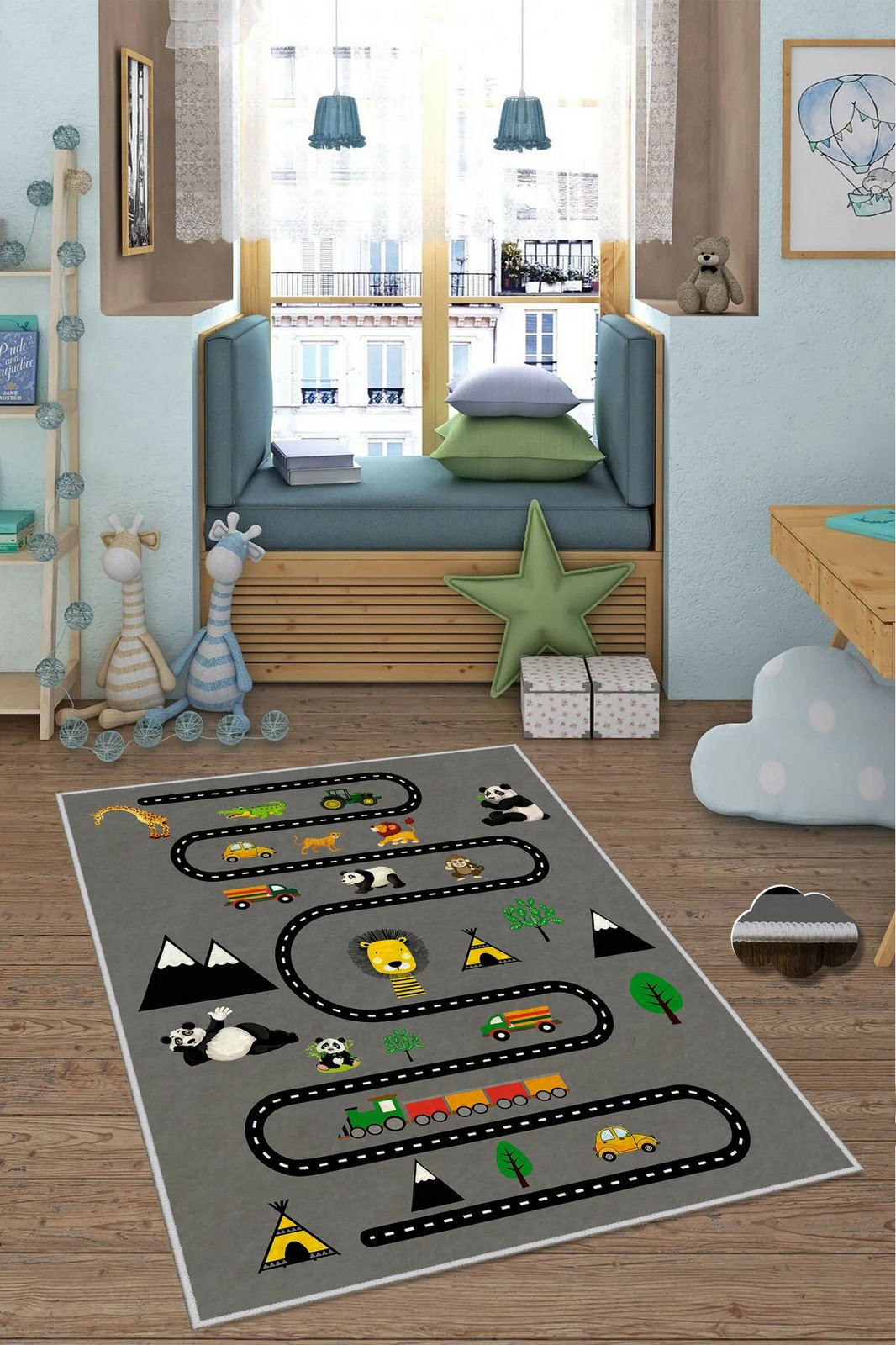 Qilim për korridor, shumëngjyrësh, 80x300cm, Conceptum Hypnose, WOOKECE034