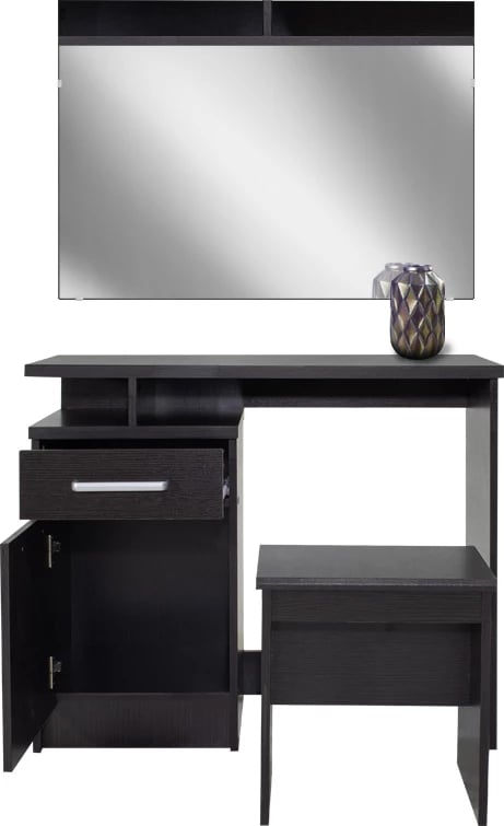 Tualet me pasqyrë dhe stol Olympus, ngjyrë wenge