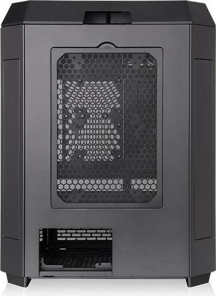 Kasë Thermaltake The Tower 600, Midi Tower, ATX, xham i temperuar, RGB, e zezë