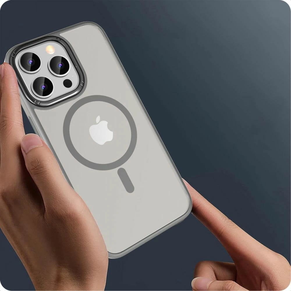 Mbështjellës Tech-Protect MagMat 2 për iPhone 15 Pro Max, MagSafe, titanium matte