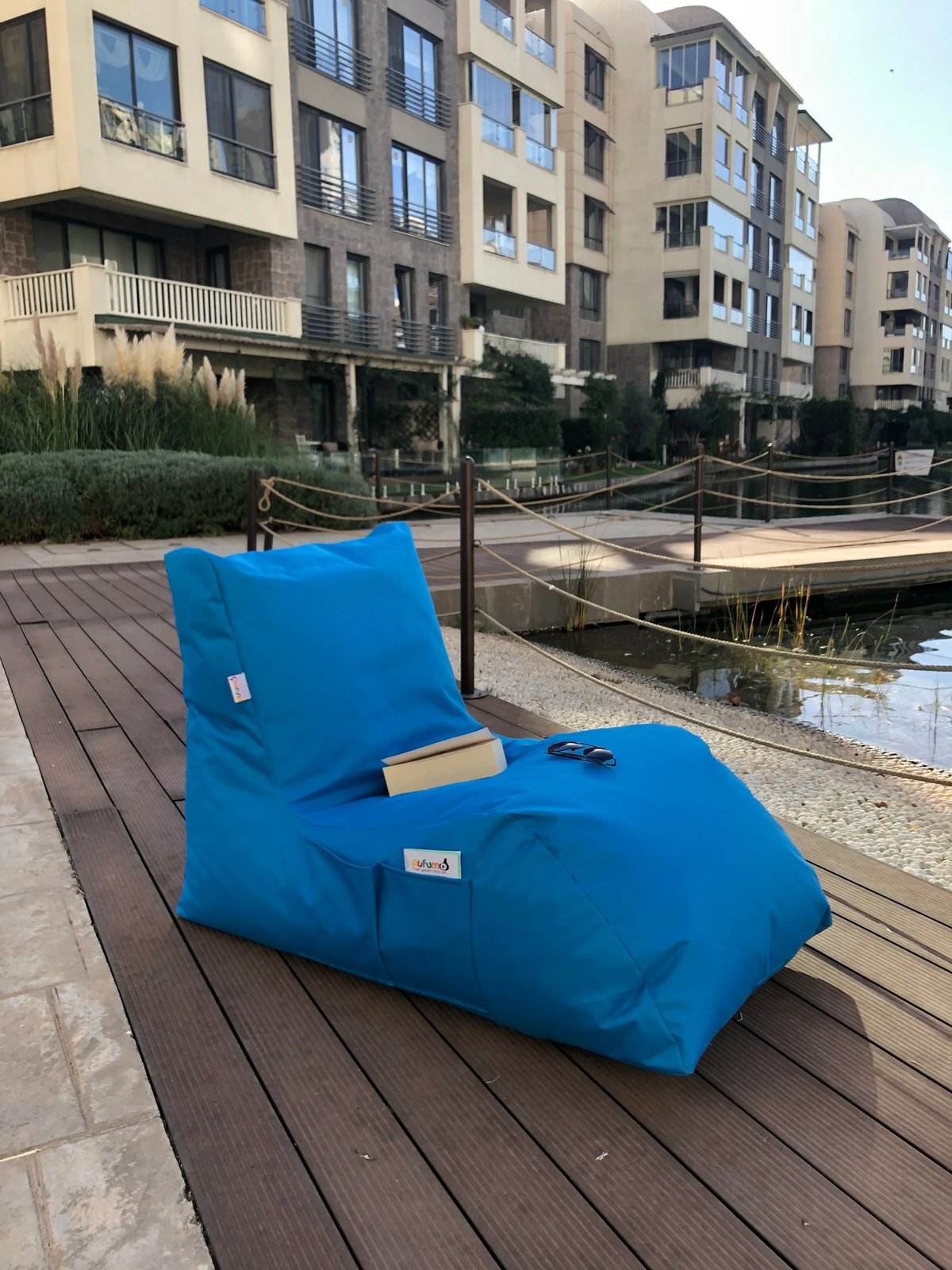 Qese ulëse relaksuese, ngjyrë turquoise, Atelier del Sofa, Daybed