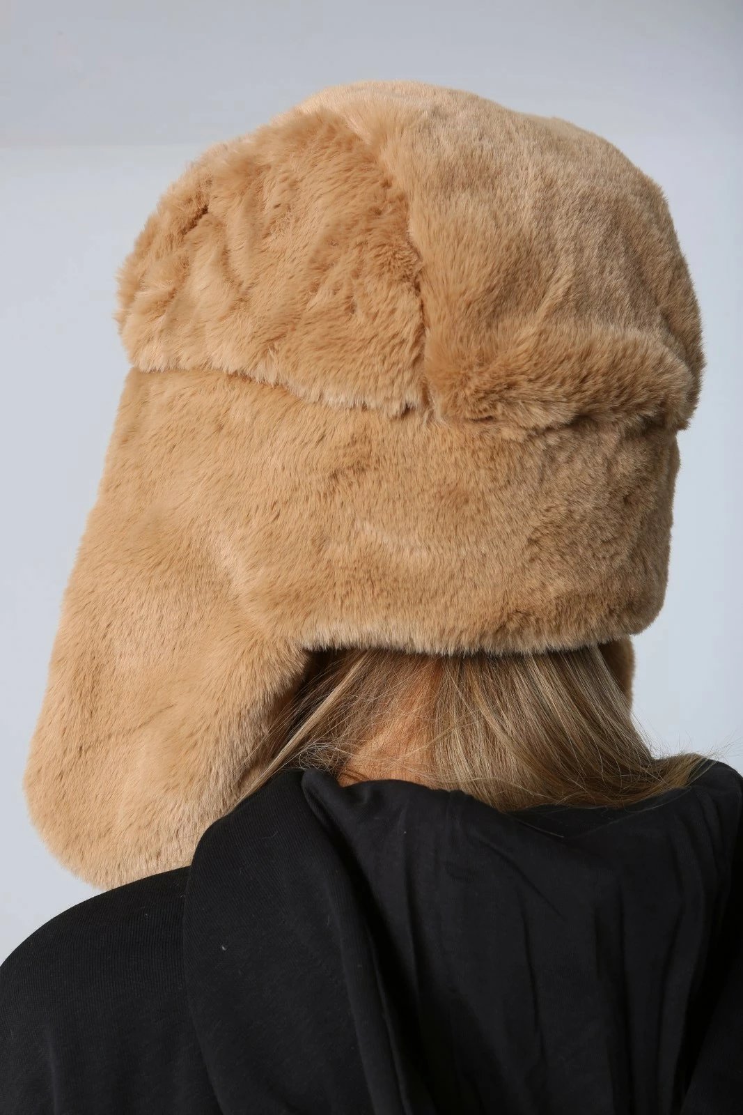 Kapelë dimri për gra, ngjyrë camel, Jumeon, Bere1103