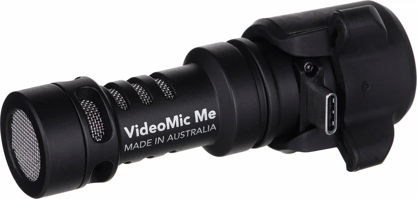 Mikrofon tabletash RODE VideoMic Me-C, USB Type-C, Alumini, i zi