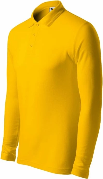 Maicë polo me mëngë të gjata për meshkuj Malfini, e verdhë
