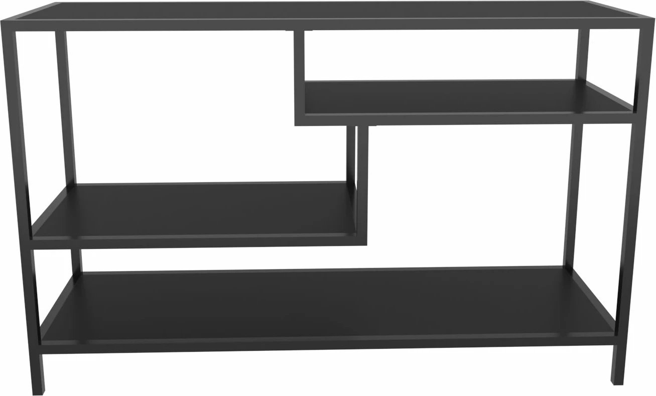 Komodë për TV Skye Decor, ngjyrë robins e zezë, antracit