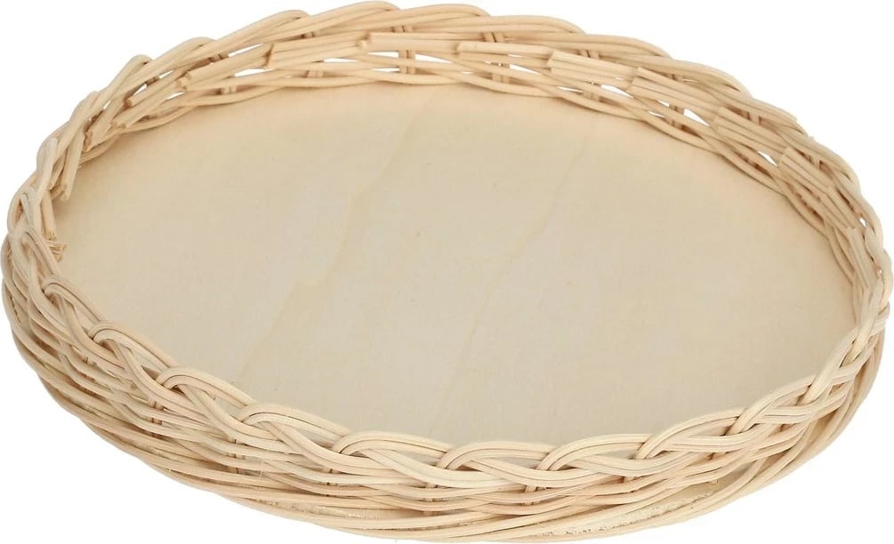 Shportë tarti LA PORCELLANA BIANCA, 28 cm, Kafe