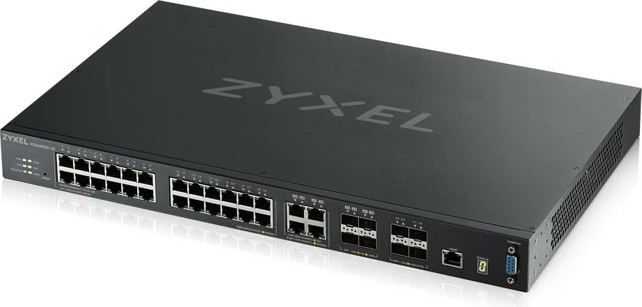 Switch Zyxel XGS4600-32, 24 porte Gigabit, 4 SFP+, L3, rackmount, i zi