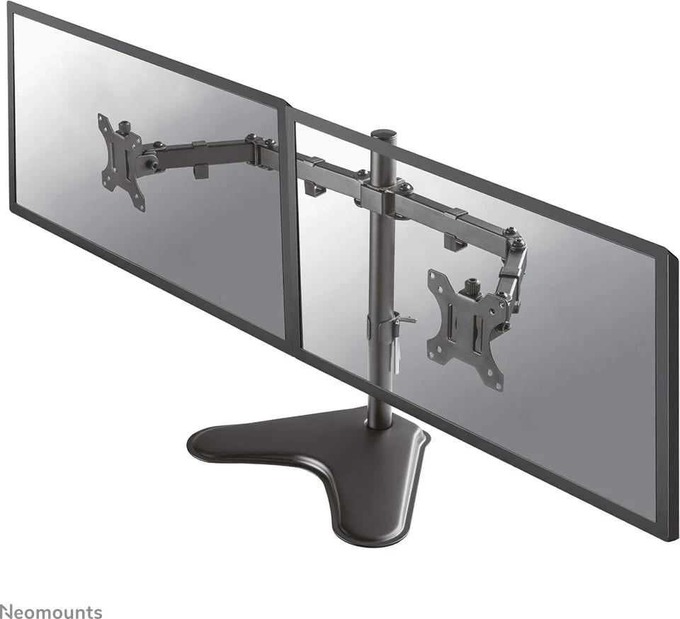 Mbajtës tavoline për monitorë NEWSTAR FPMA-D550DDBLACK, për 2 ekrane, 10-32", i zi
