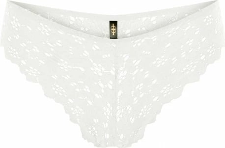 Tanga dantelle Jumeon, ngjyrë ecru