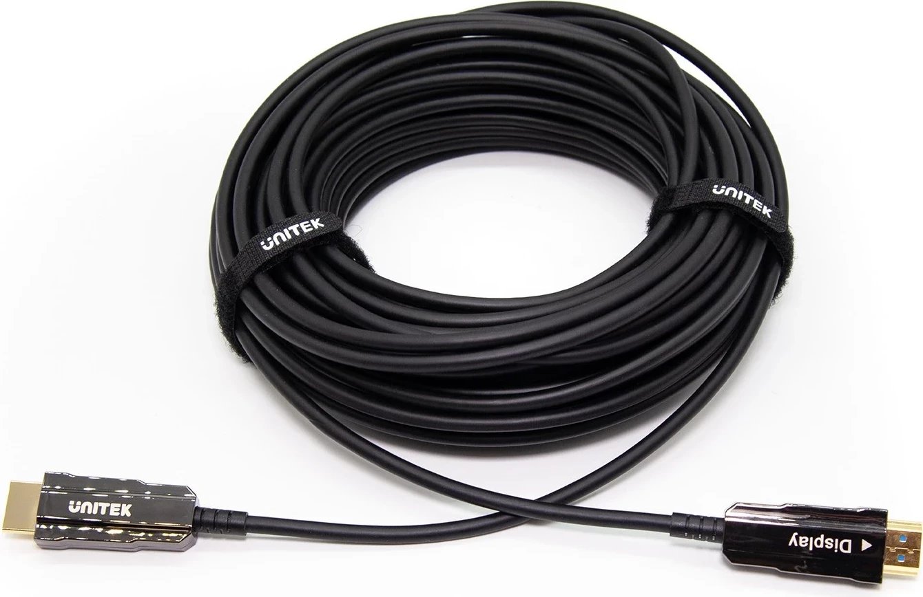Kabllo HDMI 2.0 AOC Unitek, 4K 60Hz, 15m, e zezë