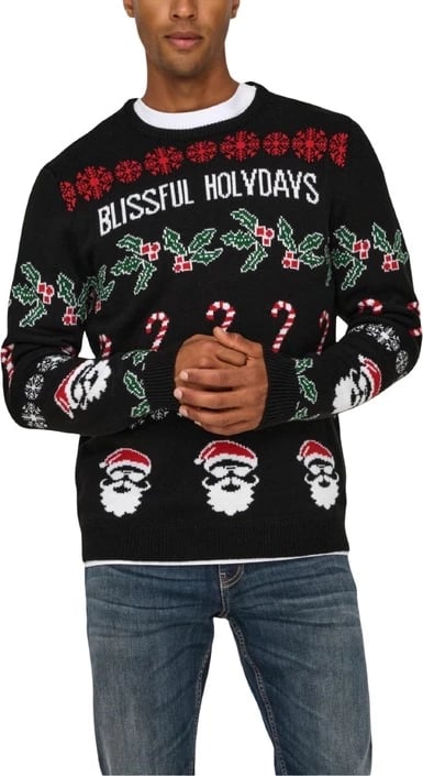 Xhemper për meshkuj Only & Sons, i zi