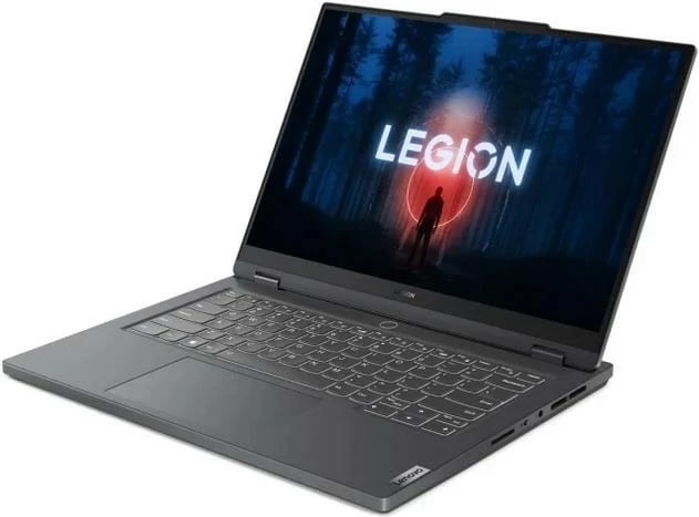 Laptop Lenovo Legion Slim 5 14, Ryzen 7 7840HS, 32GB, 1TB + 1TB, RTX4060, Gri