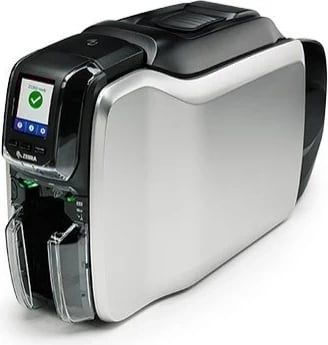 Printer kartelash plastik Zebra ZC300, 300 x 300 DPI, Wi-Fi, Argjendtë