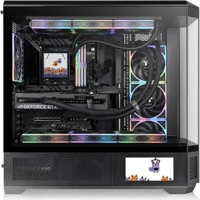 Kasë Thermaltake View 600 TG, Full Tower, RGB, e zezë