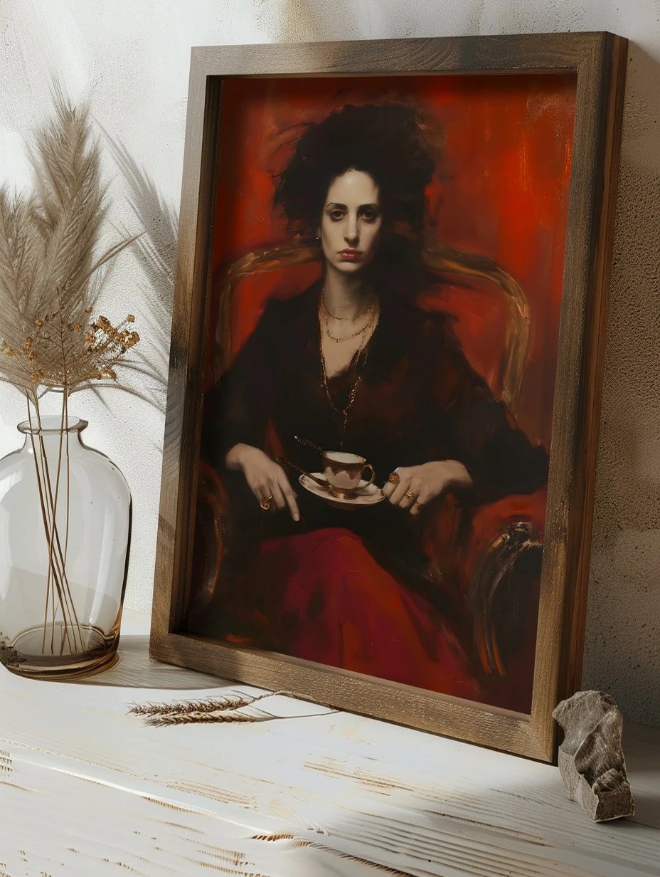 Pikturë dekorative me kornizë MDF, Wallity, GE161-L