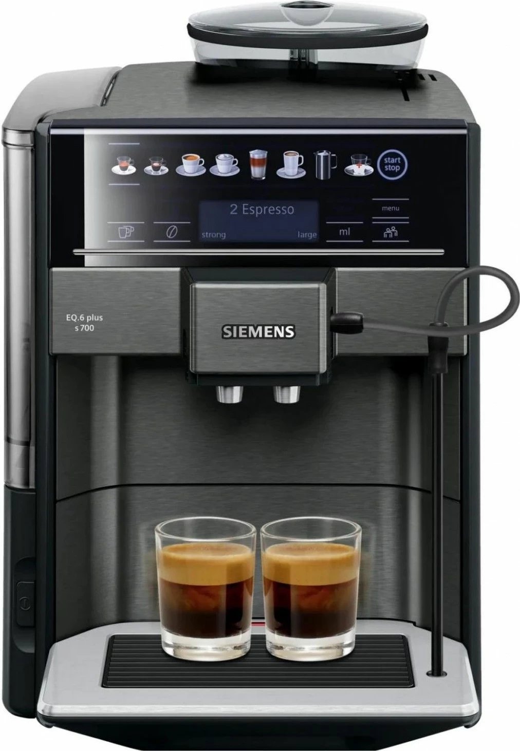 Aparat kafeje Siemens EQ6 plus s700 TE657319RW, 300ml, 19 bar, zi/kafe, e zezë