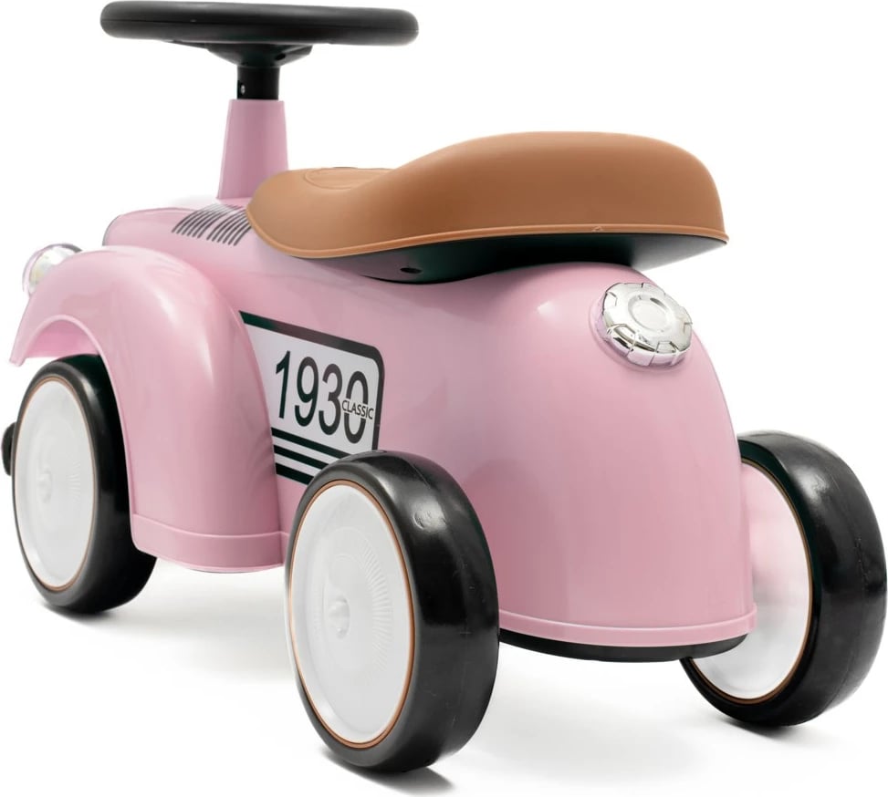 Makinë ecëse për fëmijë, Baby Mix, Retro, dizajn klasik, rozë