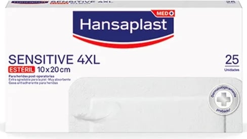 Fashë sterile uniseks Hansaplast Sensitive 4XL, 5 copë