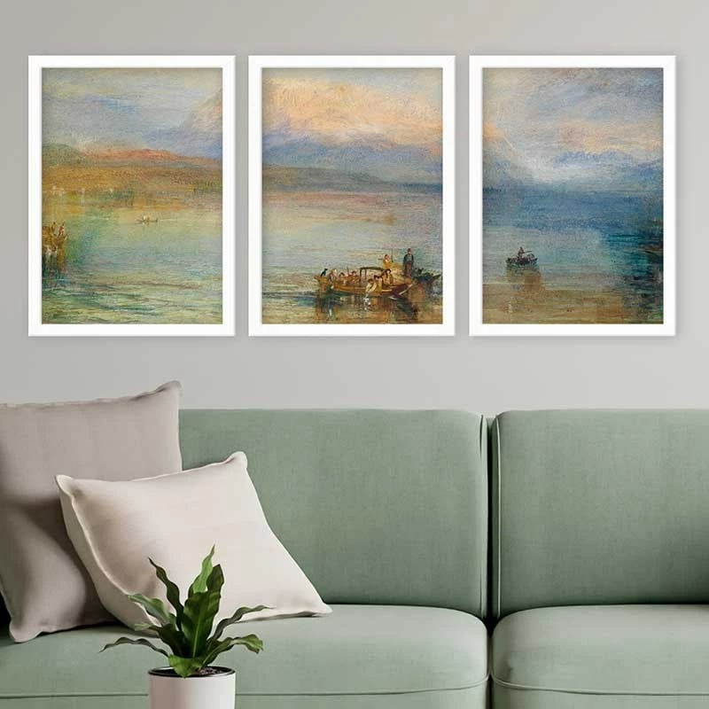 Pikturë dekorative me kornizë (3 pjesë), Wallity, 3BC_UN54424_3545