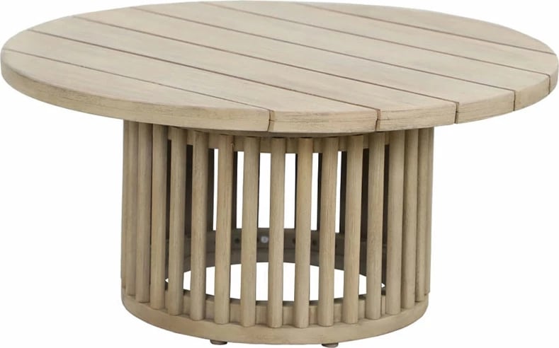 Tavolinë kafeje Sumatra, ngjyrë natyrale, 80x80x38 cm