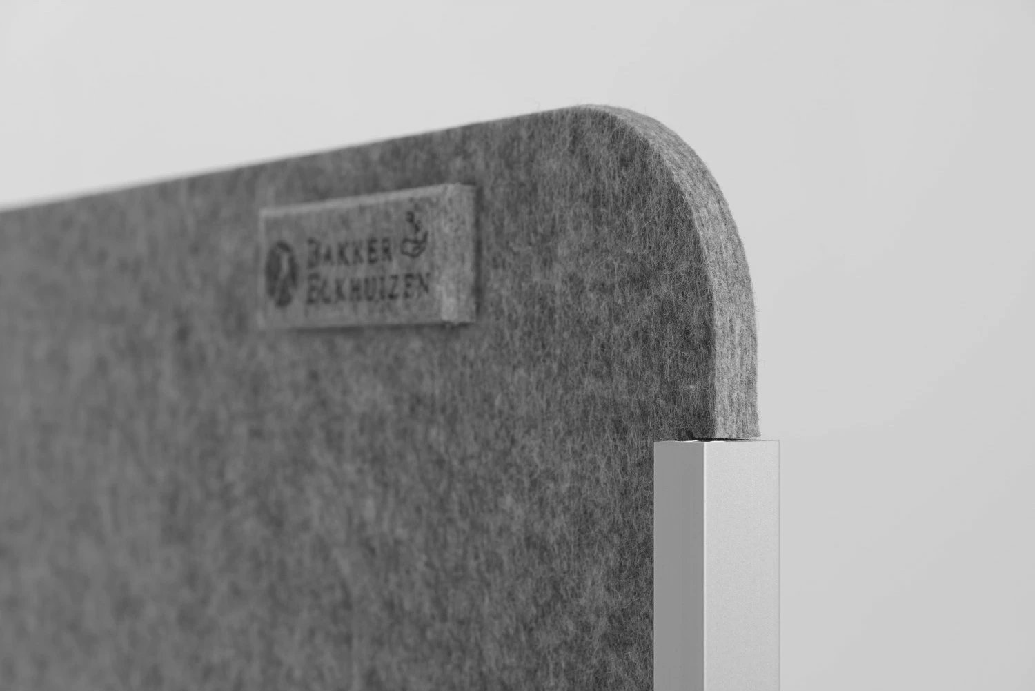 Ndarëse tavoline BakkerElkhuizen BE Safety Screen H60D60, gri Ndarëse tavoline BakkerElkhuizen BE Safety Screen H60D60, gri