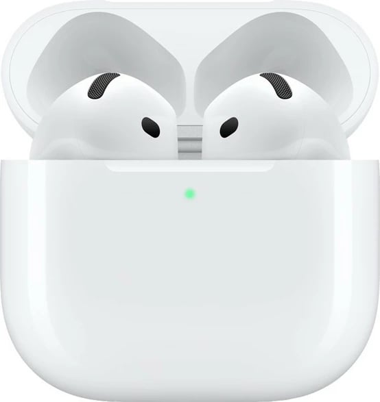 Kufje Apple AirPods 4, wireless, H2 chip, 30h bateri, të bardha