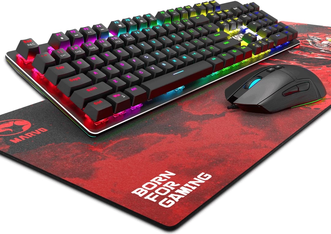 Set - Tastierë, Maus + Mauspad MARVO CM372