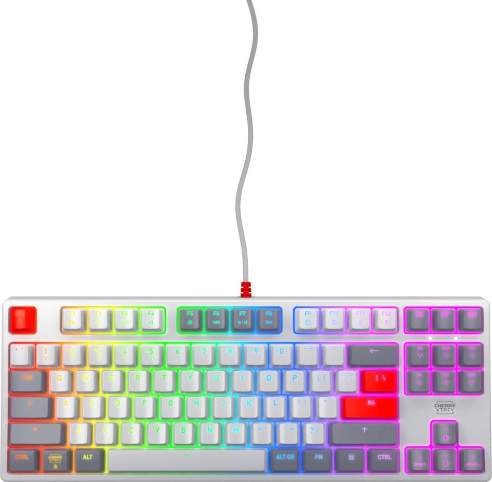 Tastierë Cherry XTRFY K4V2 TKL, retro, RGB