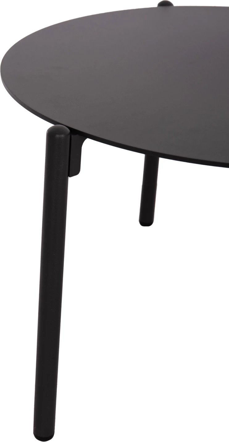 Tavolinë anësore alumini, ngjyrë qymyr, ALBERTA CD6357.02, 62.5x62.5x38 cm