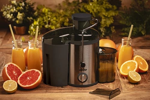 Shtrydhëse frutash, Adler, MS 4126, 600W, depozitë lëngu 0.45L, kolektor tul 1.5L, inox + e zezë