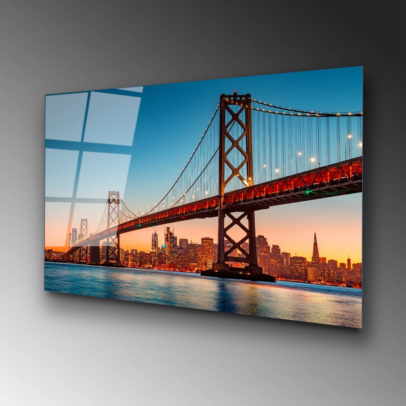 Pikturë dekorative prej xhami të temperuar, Wallity UV-170, shumëngjyrëshe, 70x100cm