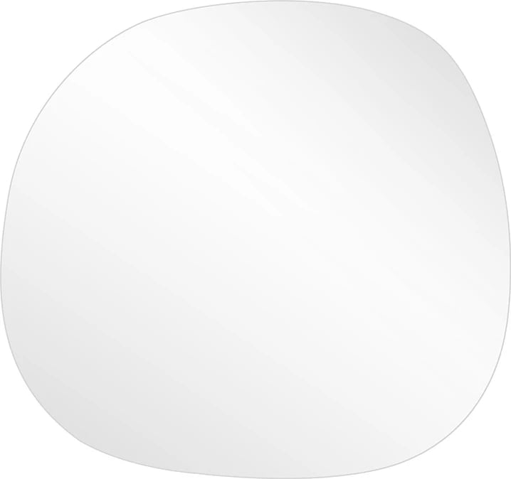 Pasqyrë pa kornizë, e zezë, 49x1.2x52cm