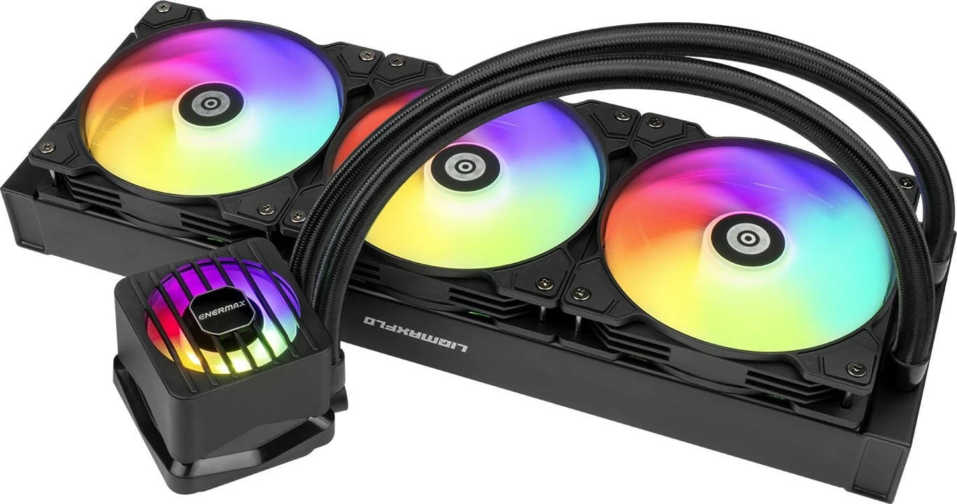 K Cooler Enermax LIQMAXFLO ELC-LMF360T-ARGB, 360mm, RGB, i zi