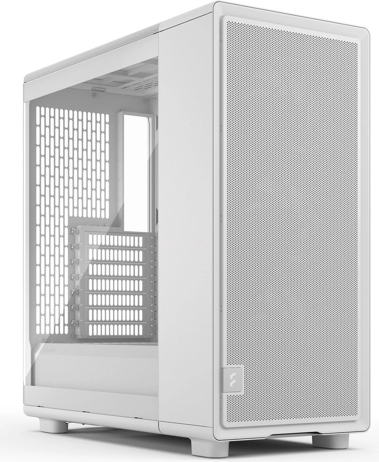 Kasë Fractal Design Epoch White TG Clear tint, Midi Tower, xham i temperuar, e bardhë