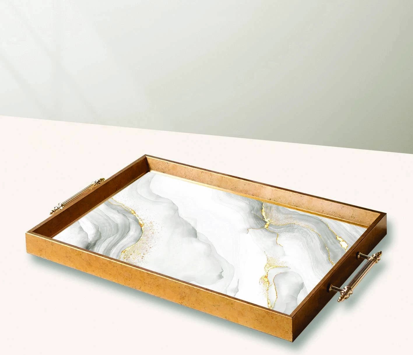 Tabaka dekorative prej qelqi, Aberto Design, TPEA10023, shumëngjyrëshe