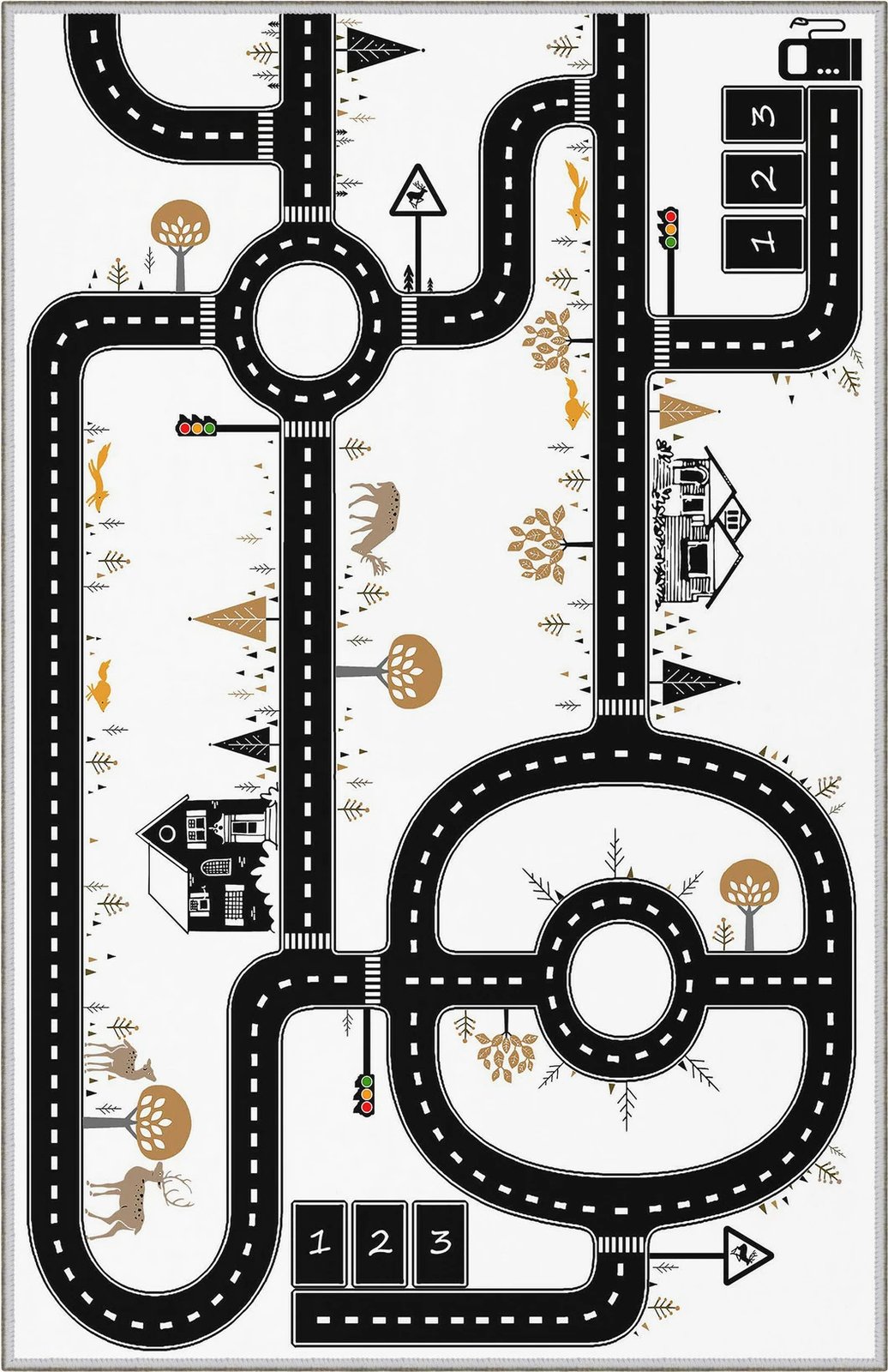 Qilim për fëmijë, shumëngjyrësh, Conceptum Hypnose, WOOKECE017, 50x80cm