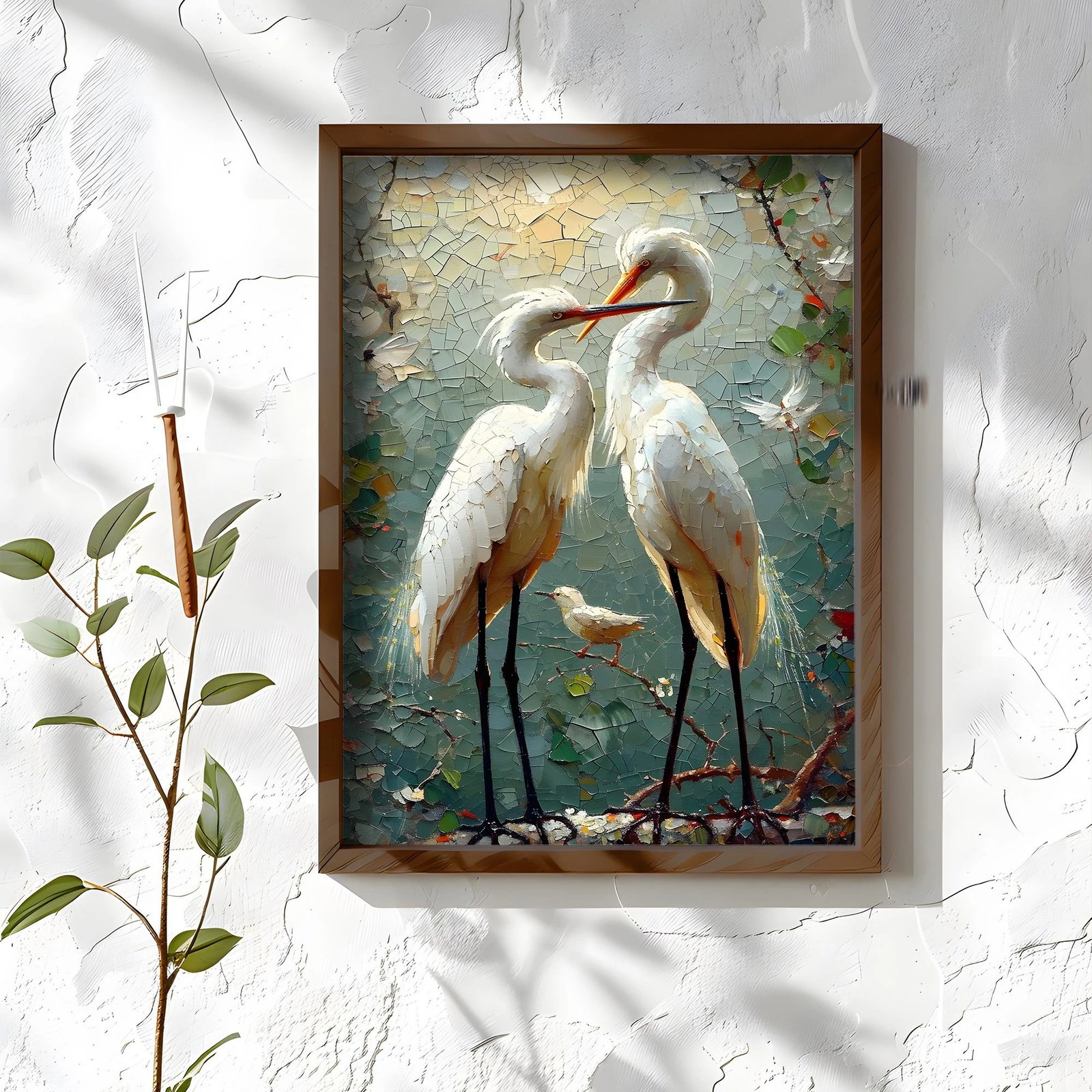 Pikturë dekorative me kornizë MDF, Wallity, AI127, shumëngjyrëshe, 50x70x3.5cm