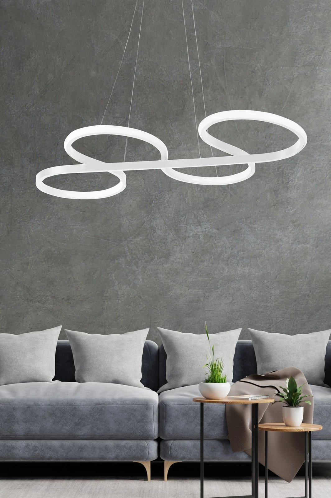 Llambë tavani Opviq, Swing, e bardhë, dritë e verdhë