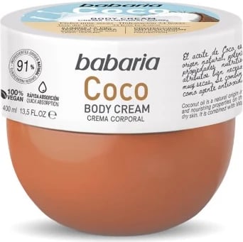 Krem trupi Babaria Coconut unisex 400ml