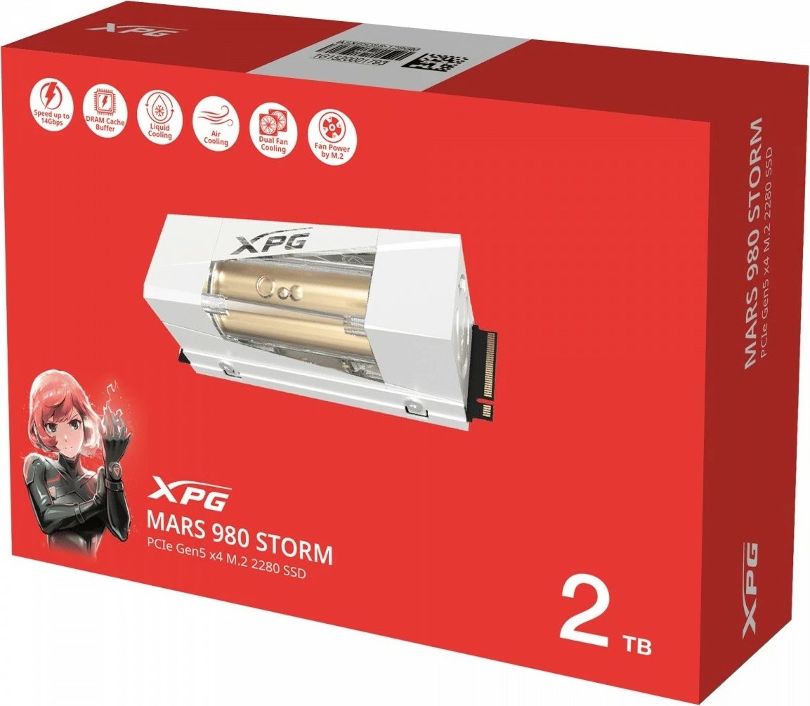 SSD Adata XPG MARS 980 STORM, 2TB, M.2 2280, PCIe 5.0