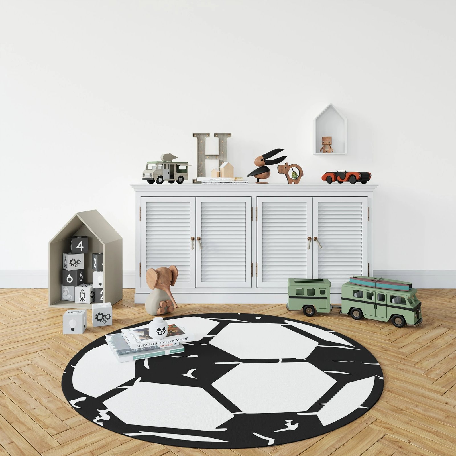 Qilim Conceptum Hypnose, Woopamuk162, 100x100cm, i bardhë