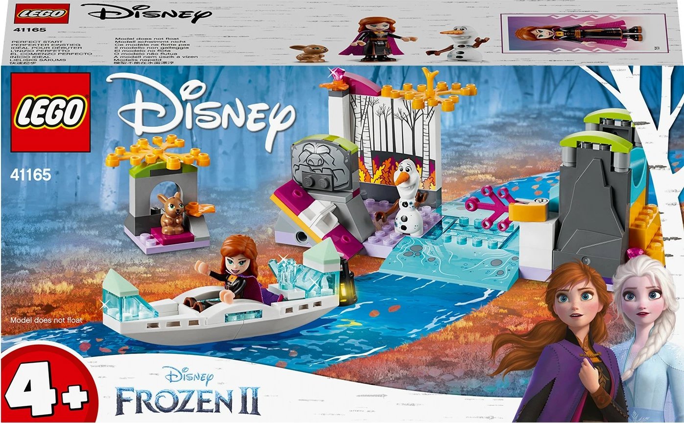 Set ndërtimi LEGO Disney Princess Disney Frozen II Anna's Canoe Expedition 41165, 108 pjesë, shumëngjyrësh